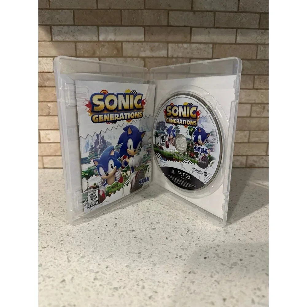 Sony PlayStation 3 Ps3‎ - Sonic Generations - Complete w/ Manual - Video Game